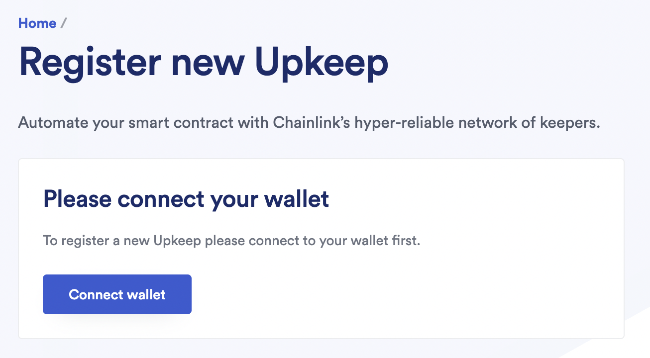 Keepers Connect Wallet