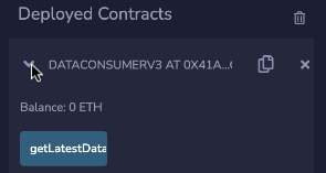 Remix Deployed Contracts Section